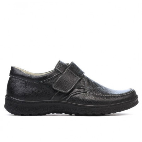 Buty casual męskie 751 biz czarne