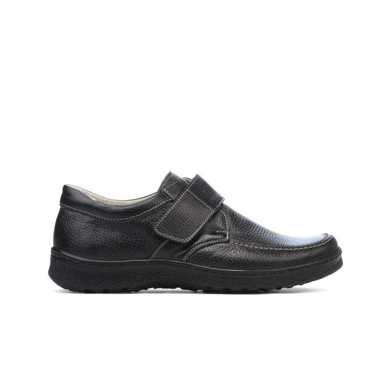 Buty casual męskie 751 biz czarne