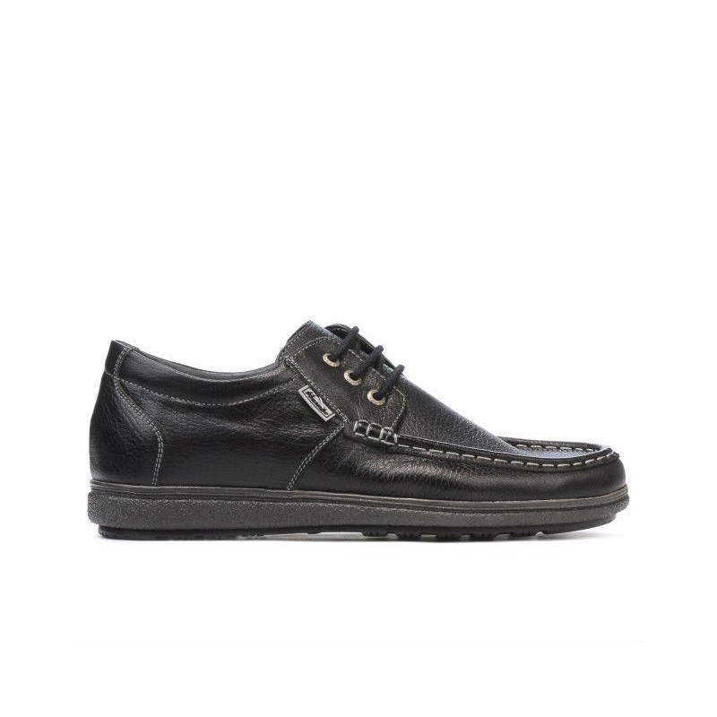 Buty casual męskie 754 biz czarne