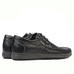 Buty casual męskie 754 biz czarne