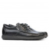 Czarne buty casual męskie 754