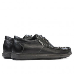 Czarne buty casual męskie 754