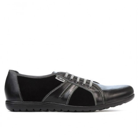 Buty sportowe męskie 748 czarno kombinowane