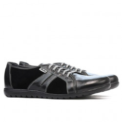 Buty sportowe męskie 748 czarno kombinowane