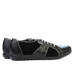 Buty sportowe męskie 748 czarno kombinowane