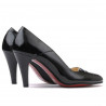 Eleganckie damskie buty 1231 czarny lakier