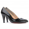 Eleganckie damskie buty 1231 czarny lakier