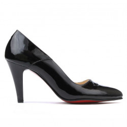 Eleganckie damskie buty 1231 czarny lakier