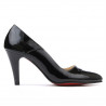 Eleganckie damskie buty 1231 czarny lakier