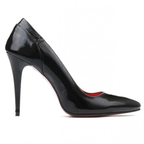 Eleganckie buty damskie 1230 lakier czarny