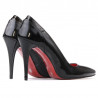 Eleganckie buty damskie 1230 lakier czarny