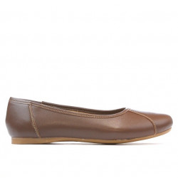 Damskie baleriny 183 cappuccino