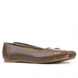 Damskie baleriny 183 cappuccino