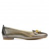 Damskie buty casual 639 lakierowany miedziany