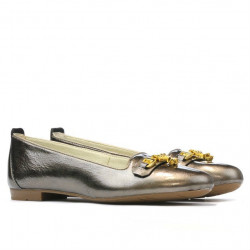 Damskie buty casual 639 lakierowany miedziany