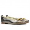 Damskie buty casual 639 lakierowany miedziany