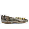 Damskie buty casual 639 lakierowany miedziany