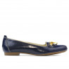 Damskie buty casual 639 lakierowane indygo