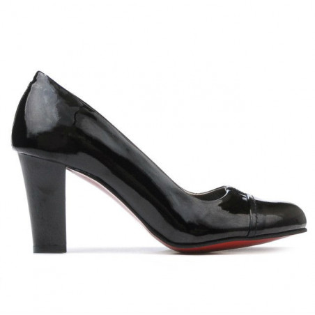 Eleganckie buty damskie 1213 czarny lakierowany