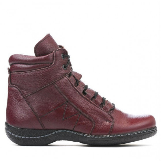 Damskie botki 3280 bordo