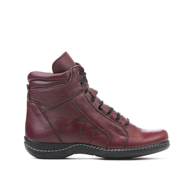 Damskie botki 3280 bordo