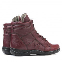 Damskie botki 3280 bordo