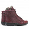 Damskie botki 3280 bordo