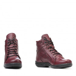 Damskie botki 3280 bordo