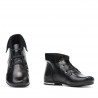 Damskie botki 3282 czarne