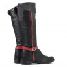 Damskie kozaki 3263 czarne+bordowe