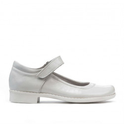 Dziecięce buty 121 lakier białe