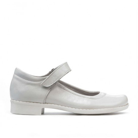 Dziecięce buty 121 lakier białe