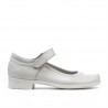 Dziecięce buty 121 lakier białe
