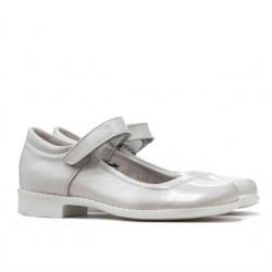 Dziecięce buty 121 lakier białe