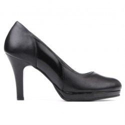 Eleganckie buty damskie 1207 czarne łączone