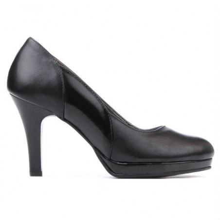 Eleganckie buty damskie 1207 czarne łączone