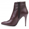 Damskie botki 1154 bordo