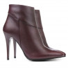 Damskie botki 1154 bordo