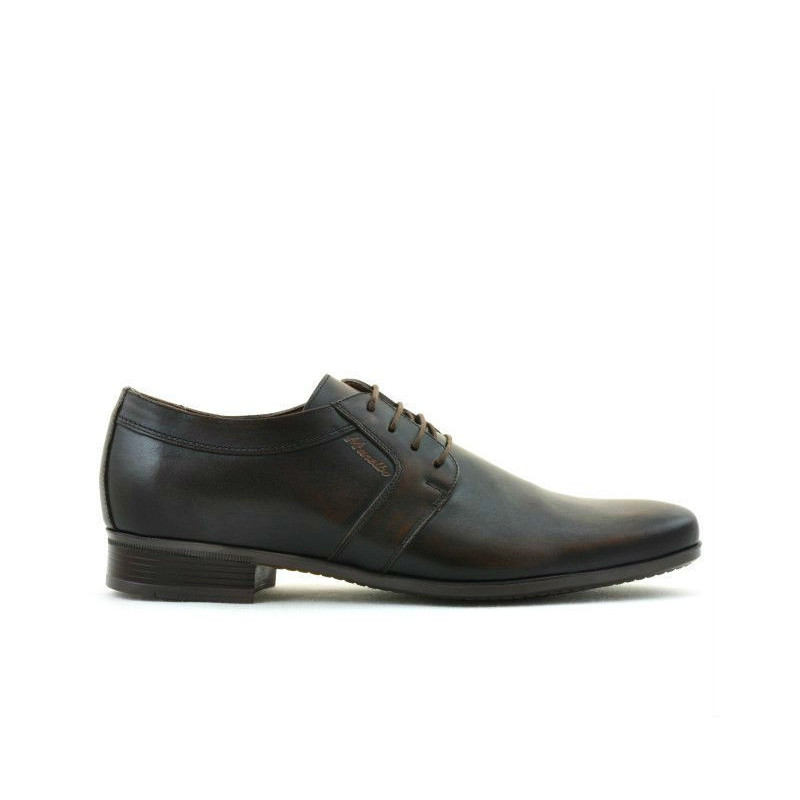 Eleganckie buty męskie 743 a brązowy