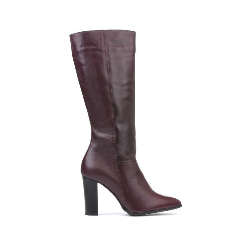 Damskie kozaki 1158-1 bordo