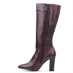Damskie kozaki 1158-1 bordo