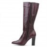 Damskie kozaki 1158-1 bordo