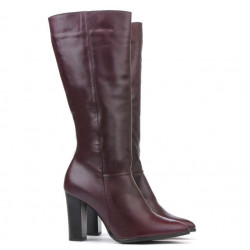 Damskie kozaki 1158-1 bordo