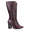 Damskie kozaki 1158-1 bordo