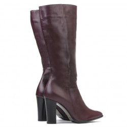 Damskie kozaki 1158-1 bordo