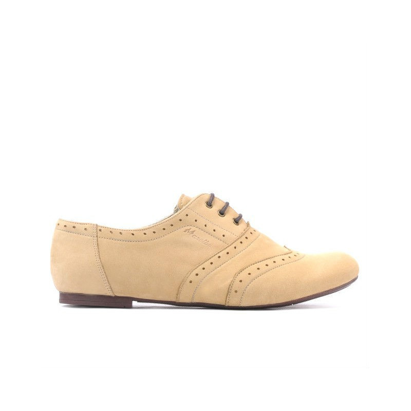 Damskie buty casual 186 bufo piasek