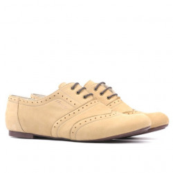 Damskie buty casual 186 bufo piasek