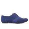 Damskie buty casual 186 indygo welur