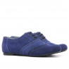 Damskie buty casual 186 indygo welur