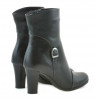 Czarne botki damskie 1149